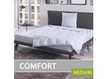 Bettwaren-Shop Daunendecke Comfort medium, Füllung: 60% Daunen, 40% Federn 140x220 cm