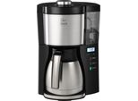 MELITTA Filterkaffeemaschine LOOK Therm Timer 1025-18 schwarz, schwarz, 1,25 l, 10, Kaffeemaschinen, Filterkaffeemaschine