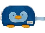 Kulturbeutel SAMSONITE Happy Sammies ECO, Penguin Peter, Mädchen, Gr. B/H/T: 23cm x 15cm x 12cm, blau, Polyester, Taschen Kulturbeutel, Kinder Waschtasche Kinder Reisekulturbeutel Kinder Beuty-Bag