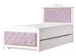 Komplete Jugendbett Kindermöbel Kinderzimmer Bett Holz Rosa Set 8tlg