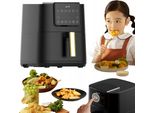 Deerma Kz120 7.5L Fettfreie Friteuse - 1700W Luftfriteuse Lcd Timer