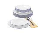 Seltmann Weiden Tafelservice Compact Blaurand 12Er Set