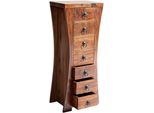 Kommode Heine Home, Braun, B:35Cm H:85Cm T:23Cm, Sideboards, Kommode