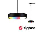Paulmann Schienensystem-Leuchten "Hildor 510Lm 10W Rgbw+ Dimmbar 230V", Schwarz, Ø 31Cm H: 7Cm, 1 Stk., Leuchten, Smart Home