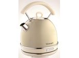ARIETE Wasserkocher 2877 CR Vintage, beige (natur), H:28cm Ø:21cm, Wasserkocher, Wasserkocher