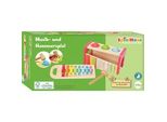 Musik- und Hammerspiel mit Xylophon und Hammerbank für Kinder ab 3 Jahren, Musikspielzeug holz