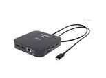 USB-C Dual Hdmi Docking Station, Dockingstation Schwarz, Power Delivery 100 W, Hdmi