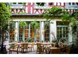 Fototapete Papermoon "Cafe", Bunt, B:3,5M L:2,6M, Vlies, Tapeten