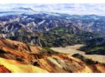 Fototapete Papermoon "ALPEN-GEBIRGE", Bunt, B:5M L:2,8M, Vlies, Tapeten