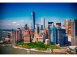 Fototapete Papermoon "Lower Manhattan Skyline", Bunt, B:3,5M L:2,6M, Vlies, Tapeten