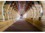 Fototapete Papermoon "Ramanathaswamy Tempel", Bunt, B:3,5M L:2,6M, Vlies, Tapeten