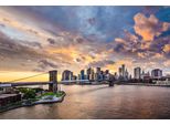 Fototapete Papermoon "Brooklyn Bridge", Bunt, B:5M L:2,8M, Vlies, Tapeten