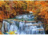 Fototapete Papermoon "Autumn Waterfall Thailand", Bunt, B:5M L:2,8M, Vlies, Tapeten