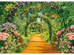 Fototapete Papermoon "Flower Alley", Bunt, B:4M L:2,6M, Vlies, Tapeten