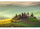 Fototapete Papermoon "Tuscany Farm Landscape", Bunt, B:5M L:2,8M, Vlies, Tapeten