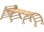 7-in-1 Kletterset für Kinder, faltbares Spielcenter aus Holz