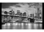 Fototapete Papermoon "New York Brooklyn", Bunt, B:4,5M L:2,8M, Vlies, Tapeten