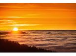 Fototapete Papermoon "SONNENUNTERGANG-NATUR Landschaft Berge Gebirge Alpen", Bunt, B:4,5M L:2,8M, Vlies, Tapeten