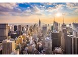 Fototapete Papermoon "Manhattan Skyline", Bunt, B:3,5M L:2,6M, Vlies, Tapeten