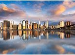 Fototapete Papermoon "Manhattan Sunrise", Bunt, B:5M L:2,8M, Vlies, Tapeten