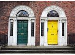 Fototapete Papermoon "Dublin TüRen", Bunt, B:5M L:2,8M, Vlies, Tapeten