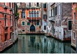Fototapete Papermoon "Venedig HäUser", Bunt, B:4,5M L:2,8M, Vlies, Tapeten