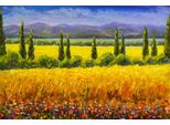 Fototapete Papermoon "Landschaft GemäLde", Bunt, B:4,5M L:2,8M, Vlies, Tapeten