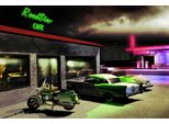 Fototapete Papermoon "Cafe", Bunt, B:3,5M L:2,6M, Vlies, Tapeten