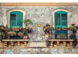Fototapete Papermoon "Alte Fenster", Bunt, B:4,5M L:2,8M, Vlies, Tapeten