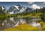 Fototapete Papermoon "Landschaft Mit See", Bunt, B:3,5M L:2,6M, Vlies, Tapeten