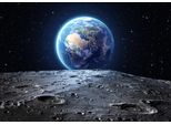 Fototapete papermoon "Erde Vom Mond", Bunt, B:4,5M L:2,8M, Vlies, Tapeten