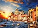 Fototapete Papermoon "Venice Sunset", Bunt, B:5M L:2,8M, Vlies, Tapeten