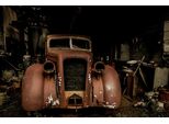 Fototapete Papermoon "Altes Auto", Bunt, B:4M L:2,6M, Vlies, Tapeten