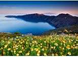 Fototapete Papermoon "Santorini Spring", Bunt, B:5M L:2,8M, Vlies, Tapeten