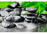 Fototapete Papermoon "Zen Basalt Stones", Bunt, B:5M L:2,8M, Vlies, Tapeten
