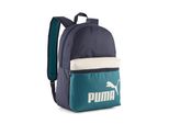 Rucksack Puma "Phase Color Block Backpack", New Navy, Emerald Ice, RucksäCke, Damen, Netz, Polyester, Rucksack, FüR Sportliche AktivitäTen Und Alltag, Mit GeräUmigem Hauptfach