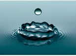 Fototapete Papermoon "Water Droplets", Bunt, B:3,5M L:2,6M, Vlies, Tapeten
