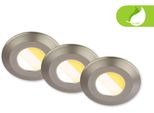 Briloner Leuchten Deckenleuchte "Einbauleuchte", Silber, Leuchten, LED Badleuchte LED Deckeneinbaustrahler