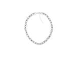Edelstahlkette Tommy Hilfiger "Marina", Silber (Edelstahlfarben, Rot, Blau, Weiß), Halsketten, Damen, Edelstahl, L: 45,5 B: 10Mm, Edelstahlkette, B:10Mm