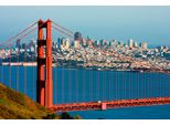 Fototapete Papermoon "Golden Gate Bridge", Bunt, B:5M L:2,8M, Vlies, Tapeten