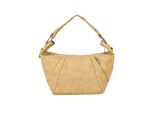 Henkeltasche Fritzi Aus Preussen "Croissant Hobo", Herren, Gr. B/H/T: 13Cm X 25Cm X 30Cm, Beige, Polyurethan (Pu), Unifarben, Taschen, Mit Dekorativen Hardware-Schnallen An Den Seiten