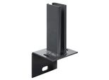 PfostenträGer Alberts, Grau, B:8,5Cm, Stahl, Bodenanker, FüR Zaunpfosten 60X40 Mm Auf L-Randsteinen, Platte 94X100 Mm