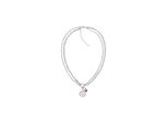Kette Mit AnhäNger Tommy Hilfiger "Charms", Edelstahlfarben, Rot, Blau, Weiß, Halsketten, Damen, Edelstahl, L: 45,5 B: 5Mm, B:5Mm