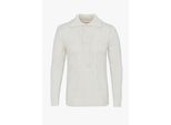 Polokragenpullover Felix Hardy "Pullover Mit Polo-Kragen", Herren, Gr. Xl, Ecru, 100% Baumwolle, Pullover