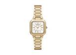 Quarzuhr Emporio Armani, Gelbgoldfarben, Armbanduhren, Damen, Quarzuhr, Armbanduhr, Damenuhr, Edelstahlarmband, Analog