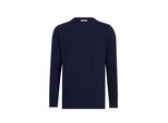 Rundhalspullover Felix Hardy "Pullover Mit Rundhalsausschnitt", Herren, Gr. M, Navy, 100% Baumwolle, Pullover Rundhalspullover