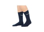 Socken Trigema "Trigema Sportsocken Im Doppelpack", MäDchen, Gr. 35-38, Blau (Navy), Baumwollmischung, Socken Socken