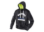 Hoodie Uncle Sam "Strickfleecehoodie Royaltte", Herren, Gr. Xl, Schwarz (Schwarz, Royal, Limette), Obermaterial: 100% Polyester Pes., Sweatshirts Hoodie