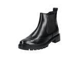 Stiefelette Ara "Ara Stiefelette Leder/Textil", Damen, Gr. 41, Schwarz, Leder, Textil, Schuhe Stiefelette