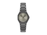 Quarzuhr Armani Exchange, Anthrazit, Grau, Armbanduhren, Damen, Quarzuhr, Armbanduhr, Damenuhr, Edelstahlarmband, Analog, Glassteine